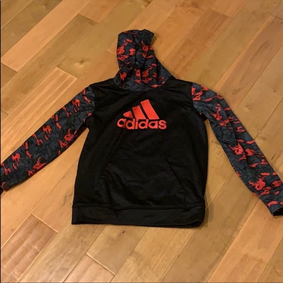 adidas Other - NWOT Adidas Child Sweater With Hoodie Size XL